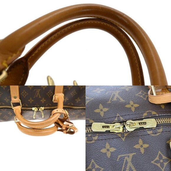 LOUIS VUITTON Keepall Bandouliere 55 Hand Bag Monogram Brown - Picture 9 of 13